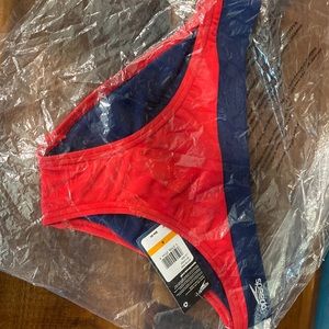 Speed red lifeguard bikini bottoms size small with tags
